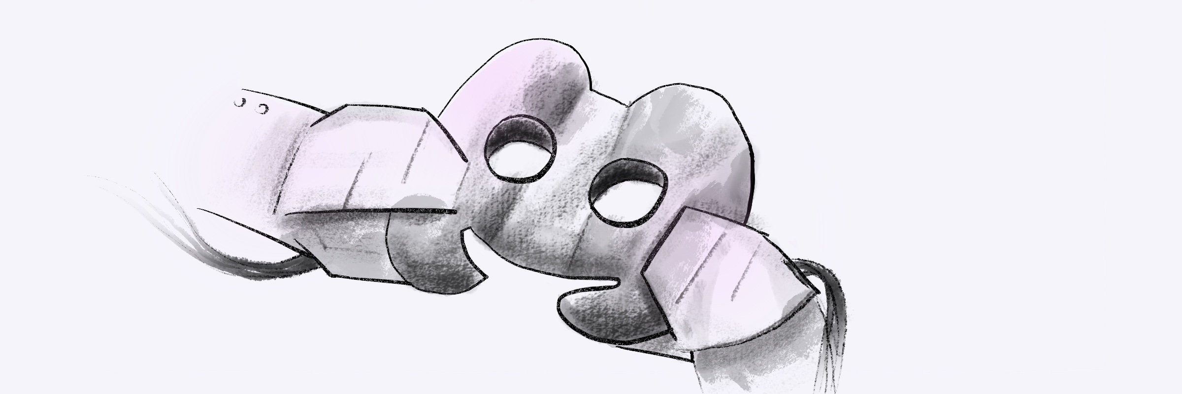 Discord controller logo held by a robot